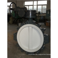 Lug Butterfly Valve PTFE Sealed Gusseisen Körper